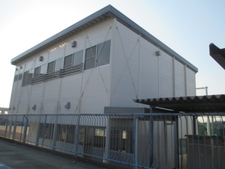 岡山市立陵南小学校内プレハブ児童クラブ室新築工事